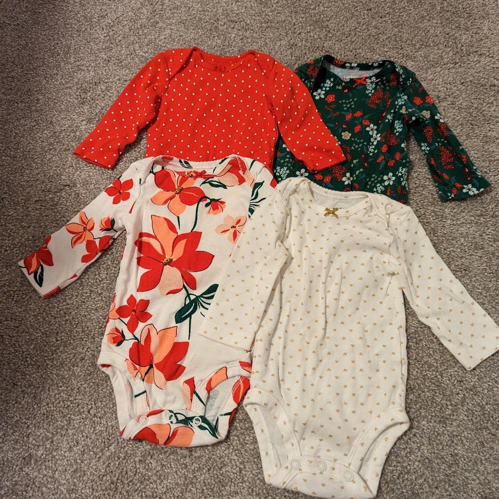 Carter's Christmas Onesie Set - Picture 1 of 16